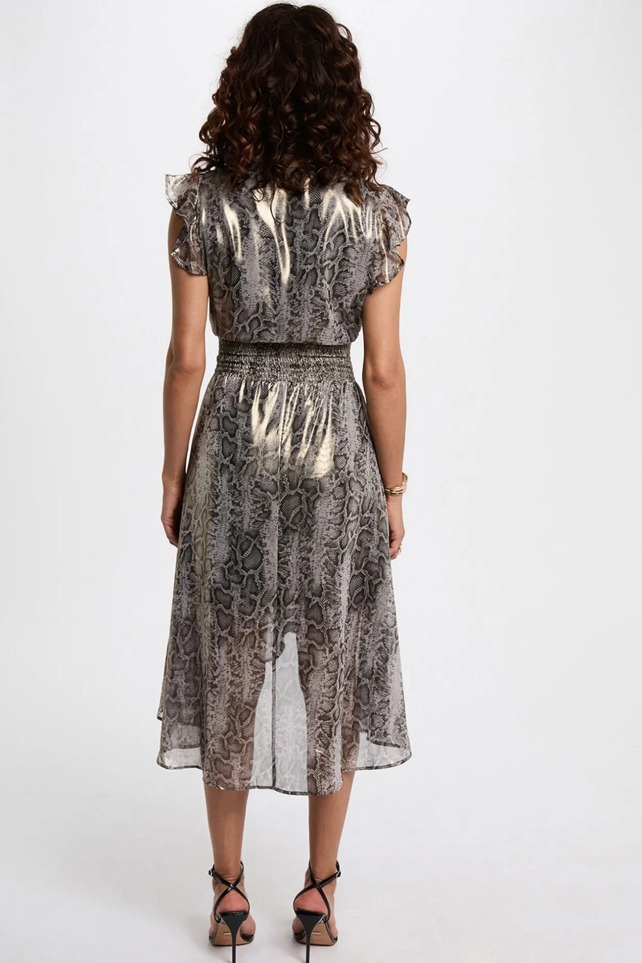 Morgan Vestido largo cruzado Multicolor Online