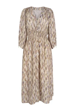 Cortefiel Vestido largo estampado Multicolor Clearance