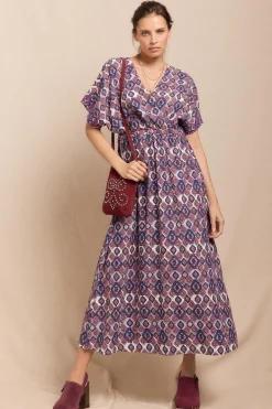 Slowlove Vestido largo estampado Multicolor New