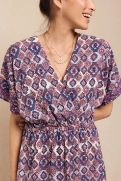 Slowlove Vestido largo estampado Multicolor New