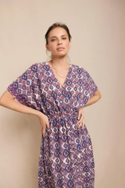 Slowlove Vestido largo estampado Multicolor New