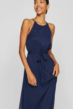 Vila Vestido largo fiesta Azul marino Clearance