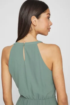 Vila Vestido largo fiesta Verde Discount