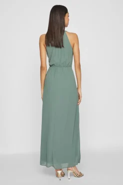 Vila Vestido largo fiesta Verde Discount