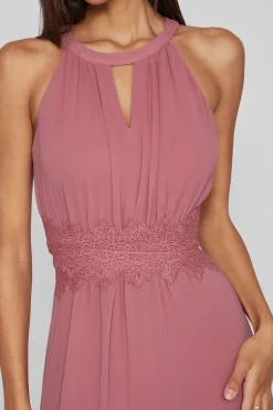 Vila Vestido largo fiesta Rosa New