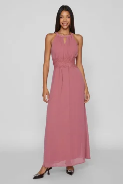 Vila Vestido largo fiesta Rosa New