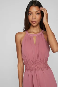 Vila Vestido largo fiesta Rosa New