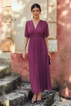 Polín Et Moi Vestido Largo Parina Morado Online