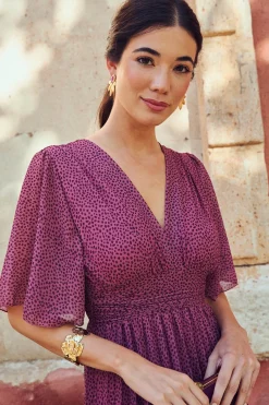 Polín Et Moi Vestido Largo Parina Morado Online