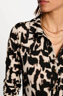 Morgan Vestido largo recto estampado Multicolor Best