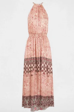 Morgan Vestido largo recto estampado Multicolor