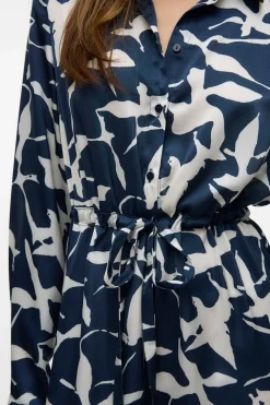 Vero Moda Vestido midi camisero Azul marino Hot