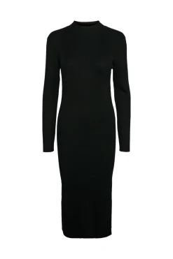 Vero Moda Vestido midi de punto Negro Outlet