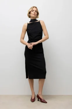 Vero Moda Vestido midi de tirantes Negro New