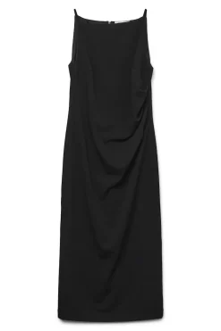 Vero Moda Vestido midi de tirantes Negro New