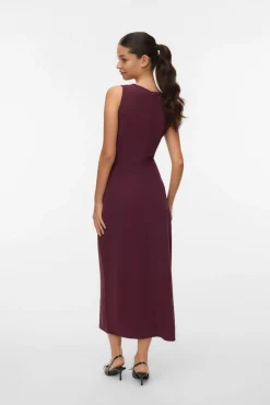 Vero Moda Vestido midi detalle hebilla Morado Online