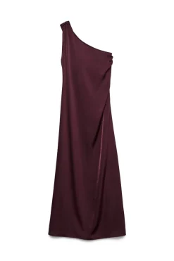 Vero Moda Vestido midi escote asimétrico Morado Online
