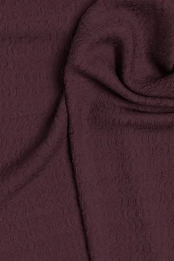 Vila Vestido midi manga larga Vino Online