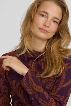 Silbon Vestido mini drapeado estampado Multicolor New