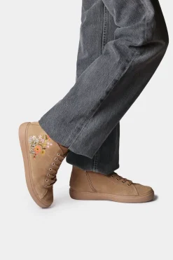 Toni Pons Zapatilla abotinadabcon detalles florales beige Best