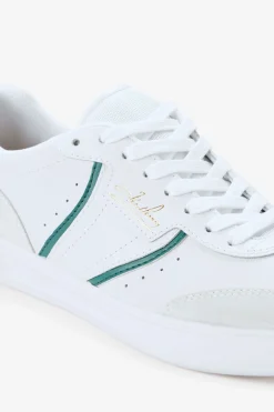 Fred Perry Zapatilla B4 embossed leather/suede Blanco Discount
