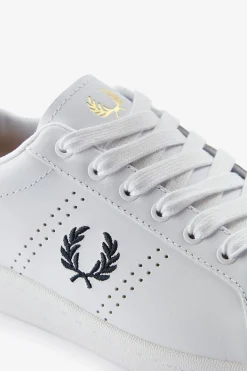 Fred Perry Zapatilla B721 leather Blanco Sale