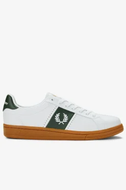Fred Perry Zapatilla B721 piel Blanco Clearance