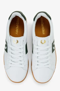 Fred Perry Zapatilla B721 piel Blanco Clearance