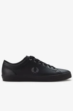Fred Perry Zapatilla baseline leather Negro Online