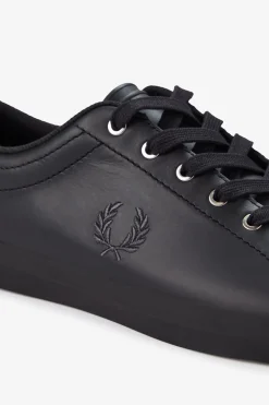 Fred Perry Zapatilla baseline leather Negro Online