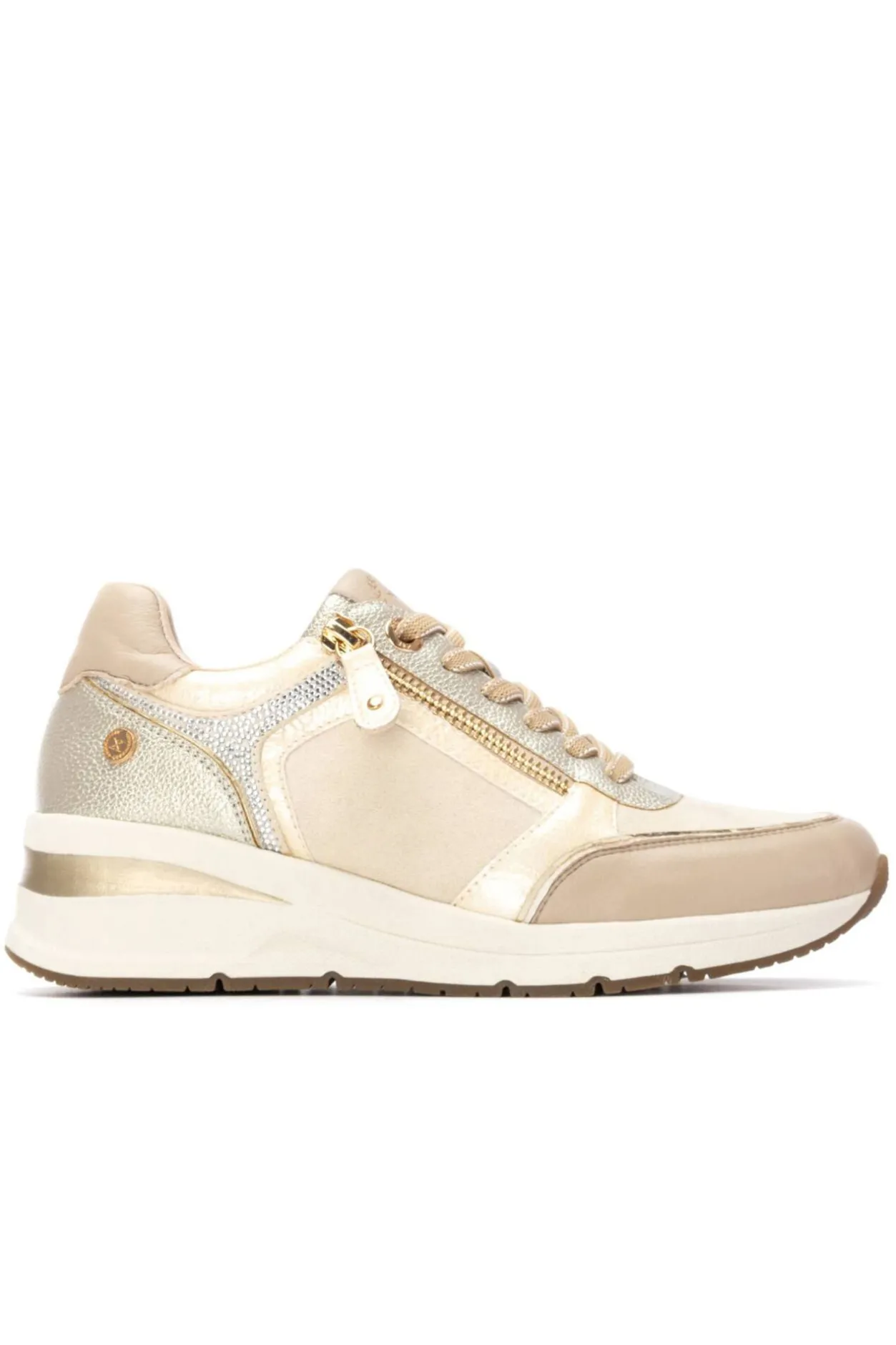 XTI Zapatilla de mujer Beige Discount