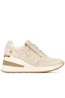 XTI Zapatilla de mujer antideslizante Beige New