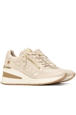 XTI Zapatilla de mujer antideslizante Beige New