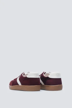 Springfield Zapatilla estilo retro burdeos New