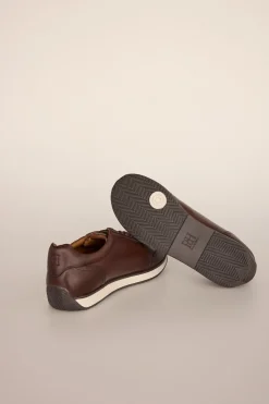 Pedro del Hierro Zapatilla icono piso goma Marr&oacute;n