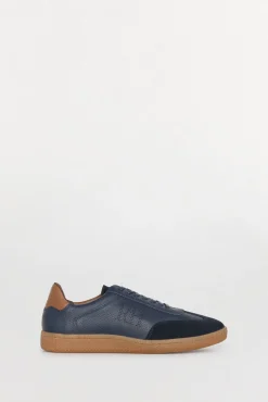 Pedro del Hierro Zapatilla piel Azul Online
