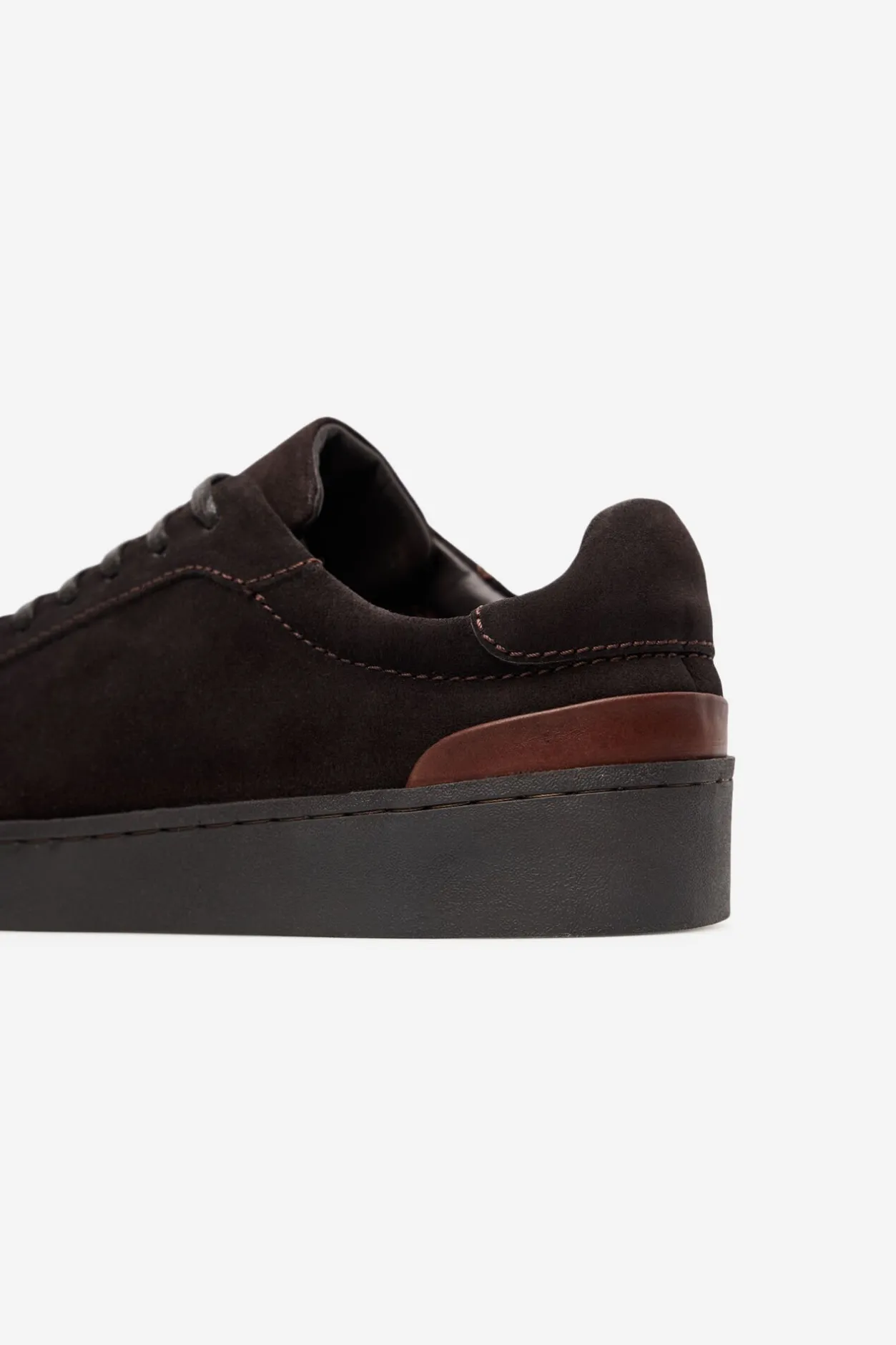 Cortefiel Zapatilla piel Marrón oscuro Sale