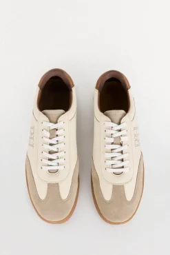 Pedro del Hierro Zapatilla piel Beige Online