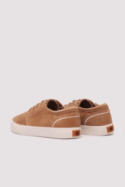 Springfield Zapatilla piel casual beige Online