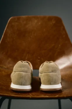 OOTO Zapatilla piel serraje Camel New