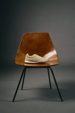 OOTO Zapatilla piel serraje Camel New