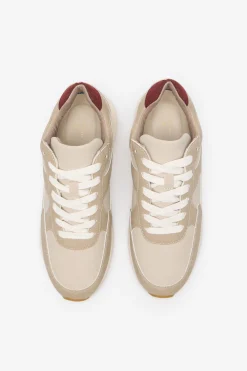 Cortefiel Zapatilla plataforma Marfil Sale