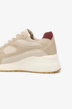 Cortefiel Zapatilla plataforma Marfil Sale