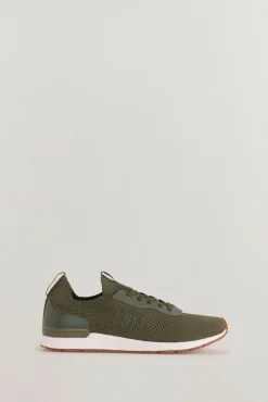 Pedro del Hierro Zapatilla textil Verde Clearance