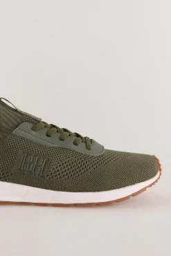 Pedro del Hierro Zapatilla textil Verde Clearance