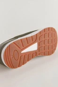 Pedro del Hierro Zapatilla textil Verde Clearance