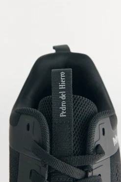 Pedro del Hierro Zapatilla textil cordones Negro Outlet