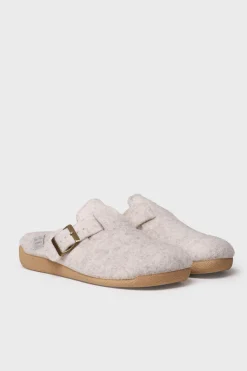 Toni Pons Zapatilla Tipo Zueco Para Mujer En Fieltro beige Clearance