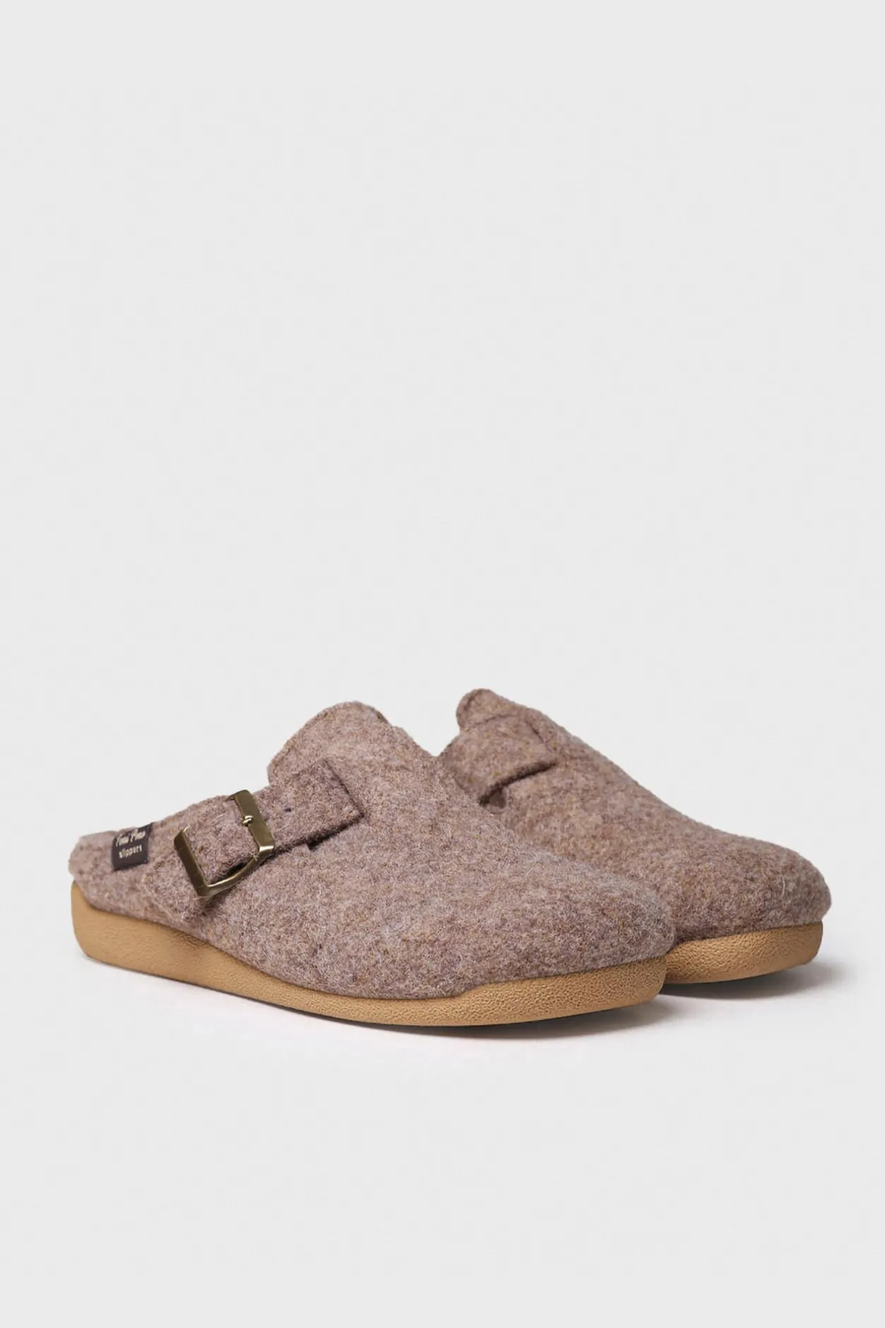 Toni Pons Zapatilla Tipo Zueco Para Mujer En Fieltro kaki New