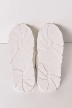 Women'secret Zapatillas casa punto tricot blanco marfil New